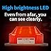 LTE-5051J LED Strobe Warning Light with Buzzer, Flashing Emergency Beacon Alarm Safety Light for Forklift, Truck, Warehouse, Construction Site, Industrial Security Vehicles About 120dB