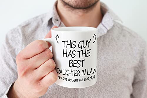 Stuff4 This Guy Has The Best Daughter in Law Mug - Daughter in Law Gifts, 11oz Ceramic Dishwasher Safe Coffee Mugs - Dad Father Fathers Day for Birthday Presents, Premium Cup Made UK - Image 2