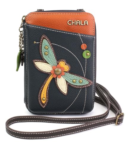 Image of CHALA Wallet Crossbody Cell Phone Purse - Women Faux Leather Multicolor Handbag with Adjustable Strap