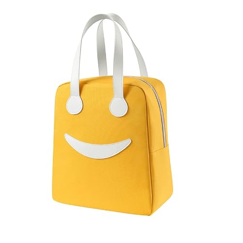 COGOALL Insulated Lunch Bag for Women and Men, Reusable Meal Prep Lunch Box for Work, Adult Portable Tote Lunchbox with Comfortable Handle Belt (E)