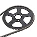 25H 68T 68 Tooth Rear Sprocket + Chain fit for 49CC Mini Small Sports Car Pocket Bike 2 Stroke Off-Road Motorcycle Pinion Chain Drive Gear