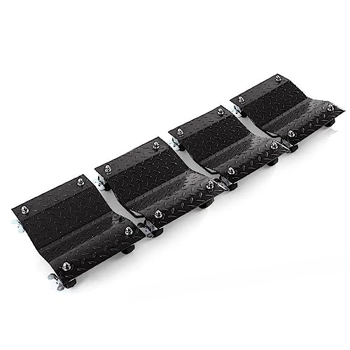 image for Parts-Diyer Snowmobile Auto Wheel Dollies Dolly Set of 4 Mover, 3