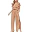 Ensemble 2 Pièces FANCYINN - Crop Top Et Pantalon Femme - Style Tendance Et Confortable