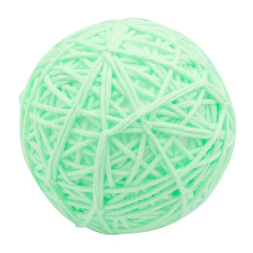 Gatuida Interactive Cat Ball with Bell Woolen Yarn Pet Scratching Ball for Indoor Cats Bright Colors Enhance Playtime and Encourage Healthy Clawing