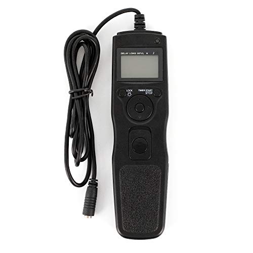 Focusfoto Lcd Timer Remote Control Shutter Release Cable Cord For Canon Eos 80D 77D 60D 800D 760D 750D 700D 650D 600D 1500D 1300D 1200D 1100D 1000D 550D 450D Dslr Camera #TOP1