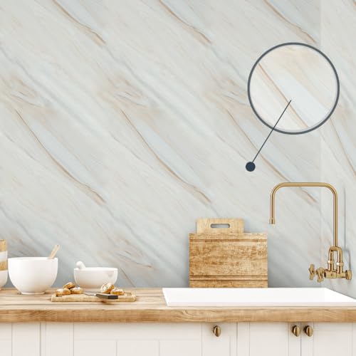 Papel de Parede Marmorizado Autocolante Lavável
