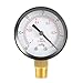 Produktbild Ballylelly Dry Utility Vakuum Manometer Schwarz Stahl 1/4"NPT Lower Mount -30HG / 60PSI TS50-1 + 1 Nagelneue Kupferlegierung Dual Scale PSI
