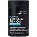 Sports Research® Omega-3 Fish Oil 1250 - Triple Strength Fish Oil Supplement from Wild Alaska Pollock - MSC Certified Sustainable · Non-GMO · Soy Free - 90 Softgel Capsules
