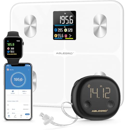 Báscula Digital Inteligente para Baño ABLEGRID miniatura 1