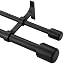 Matte Black Double Rod