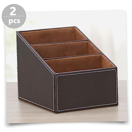 Boîtes de rangement avec poignées marron : tri multi-grilles optimal - 3