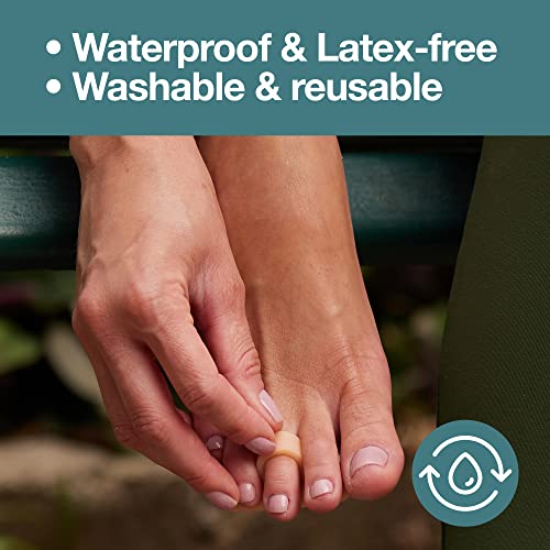 Zentoes Hammer Toe Straightener And Corrector 4 Pack Crests Relieve Foot Pain, Pressure, Discomfort | Flexible Silicone Comfort | Align, Improve Stability | Stain, Odor Resistant #TOP3