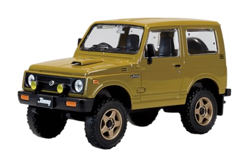 青島文化教材社(AOSHIMA) 楽プラ スナップキット No.18CU-OE スズキ JA11 ジムニー カスタムホイール(オリーブ) 1/32スケール プラモデル