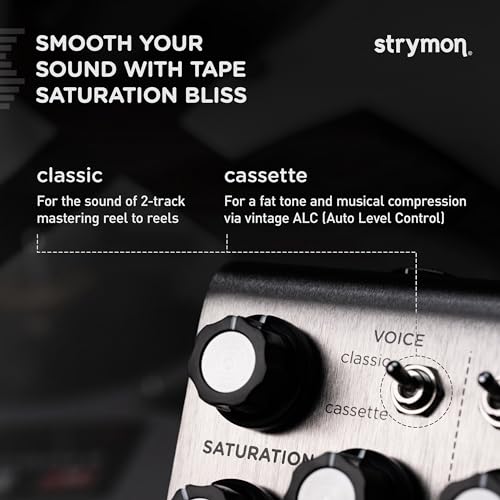 strymon deco v2 tape saturation and doubletracker guitar effects pedal for electric and acoustic guitar synths vocals and keyboards