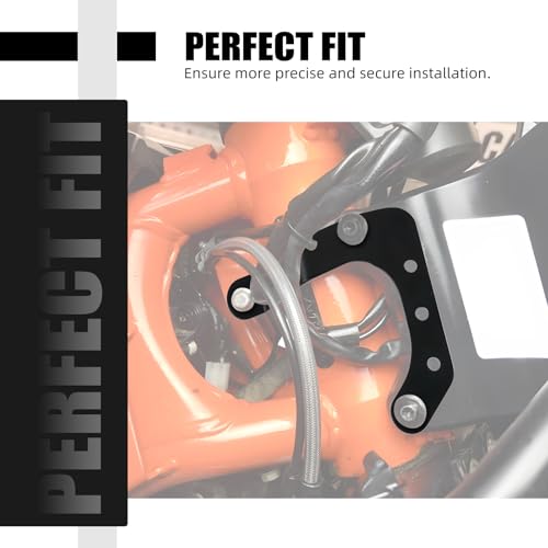 NICECNC Motorcycle Headlamp Stabilizing Frame Support Neck Brace Compatible with 790/890 Adventure 2018-2022, 304 Stainless Steel, Headlight Sturdiness Mounting Bracket - Thumbnail 2