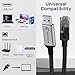 Dutevolns USB to Ethernet Cable 5 FT, USB 3.0 A to RJ45 Male Nylon Adapters, Gigabit Directly Connected, Compatible for Laptop, Desktop PC, Switch, Windows 10 and Windows 11