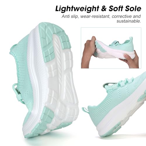 Image of ZOVE Wide Toe Box Shoes Women Extra Wide Width Sneakers Ultra Light Road Running Shoes Non-Slip Tennis Sneakers Breathable Walking Athletic
