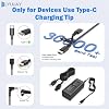 VJYUIJAY Universal 65W USB C Laptop Charger Compatible with HP chromebook Lenovo Dell Acer Asus Samsung Google Computer Type C Power AC Adapter #4