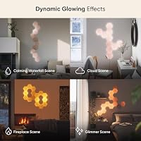 Nanoleaf Elements | Hexagons | Starter Kit,Erweiterungspack (3 Stk.) (Packung mit 6) – Ansicht 4