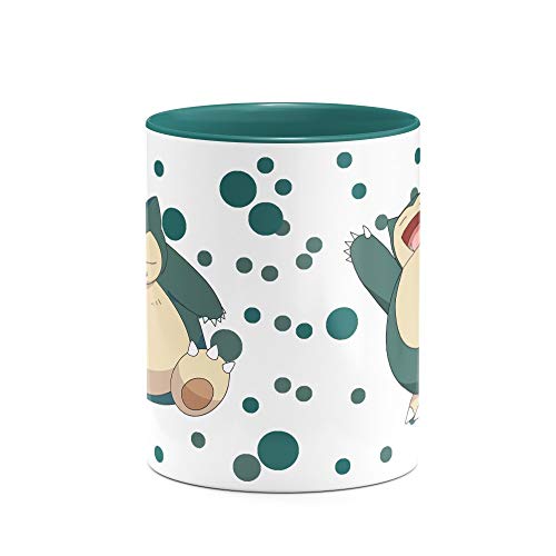 Caneca Pokémon - Snorlax B-green