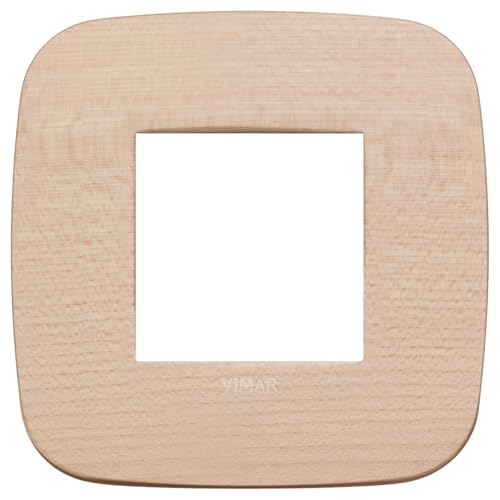 VIMAR SERIE Arke – Rahmen Round 2 Module Ahorn