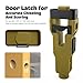 WALFRONT Door Latch Mortise Tool, Stainless Steel and ABS Contour Blades with Preset Depth for Accurate Chiseling on 1-3/4in or 1-3/8in Thick Doors