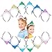 12 Pack Baby Shark Headbands Perfect Shark Party Favors Baby Shark Party Supplies by 7 Colors Kids