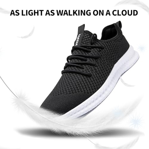 Image of Men's Walking Running Shoes Slip On Sneakers Non Slip Athletic Sports Tennis Fitness Casual Workout Gym Shoes Lightweight Trainers Fashion Soft Comfortable Shoe