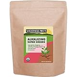Wilderness Poets, Organic Alkalizing Super Greens - Green Juice Powder - 9 Superfood Blend - Bulk Size (32 Ounce - 2 Pound)