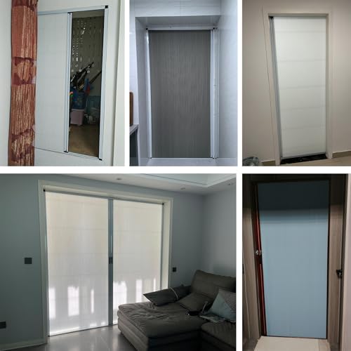 Portes pliantes rétractables 65 x 200 cm pour placard - 5