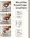 Power Strip, Allocacoc PowerCube |Extended|, 4 Outlets 2 USB Ports, 10 feet Cable, Surge Protection, Mounting Dock, Compact for Travel, Home and Office, Space Saving, ETL Certified …