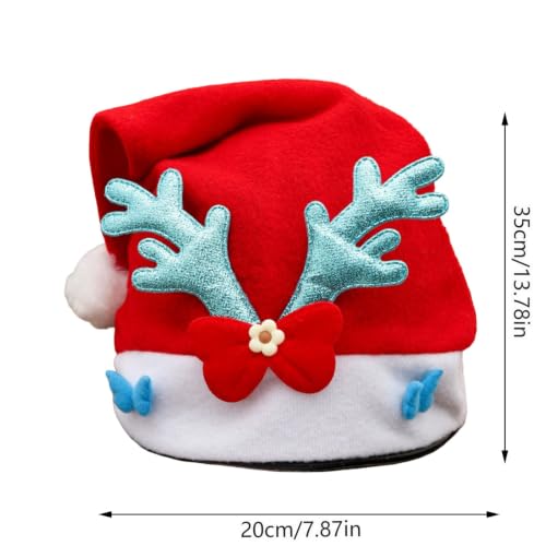Christmas Hat for Adults Fun Santa Hats Xmas Holiday Party Cosplay Supplies - image 3