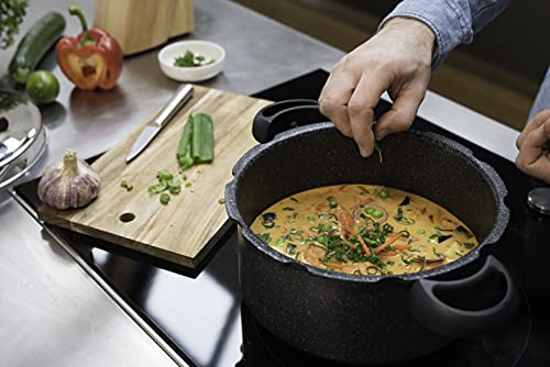 Seb Clipsominut'Ultra Resist Stone Finish Pressure Cooker 5 L + Recipe Book, Induction Pressure Cooker, Stone Effect, Easy Use, Made in France P4705105 - Image 5