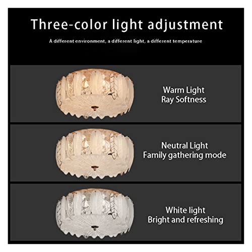 Lámpara de techo led for dormitorio moderna con luz cálida 40cm 7