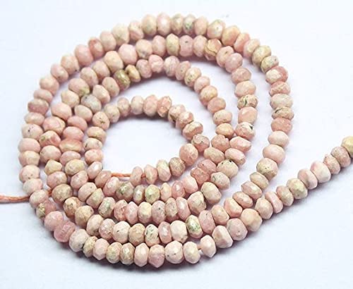 Rhodochrosite rose perles authentiques de 3mm pour éviter les imitations en bijouterie