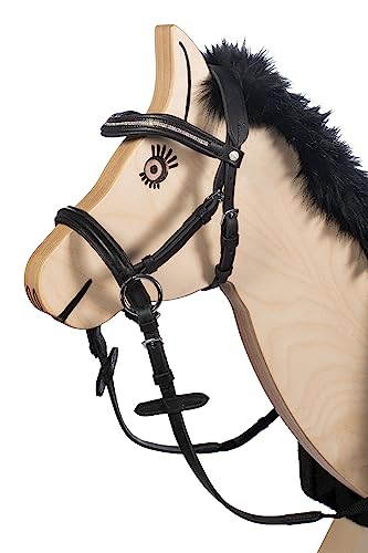 HKM Gebisslose Trense Funny Horses mit Zügeln - Spielzeugtrense für