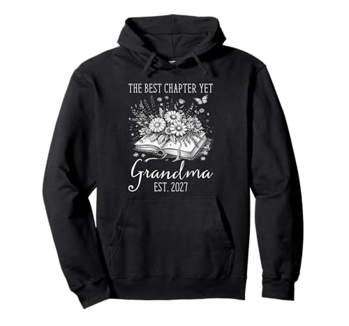 Grandma Est 2027 Best Chapter Yet Floral Book�f�U�C�� �p�[�J�[