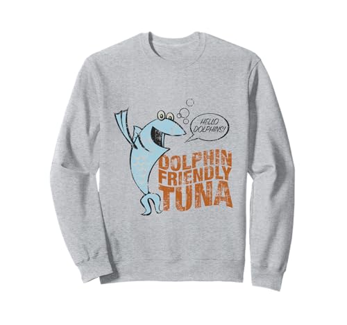 Delfinfreundlicher Thunfisch Sweatshirt