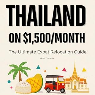 Thailand on $1,500/Month Audiolivro Por Gloria Thompson capa