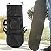 Menolana Skateboard Carry Case, Organizer Drawstring, Portable Shoulder Bag,Storage Backpack for Women Men,Enthusiasts,Skate Traveling, Black, Longboard