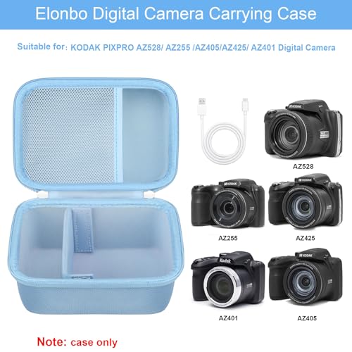 Funda rígida para cámara Kodak PIXPRO AZ528 azul miniatura 2