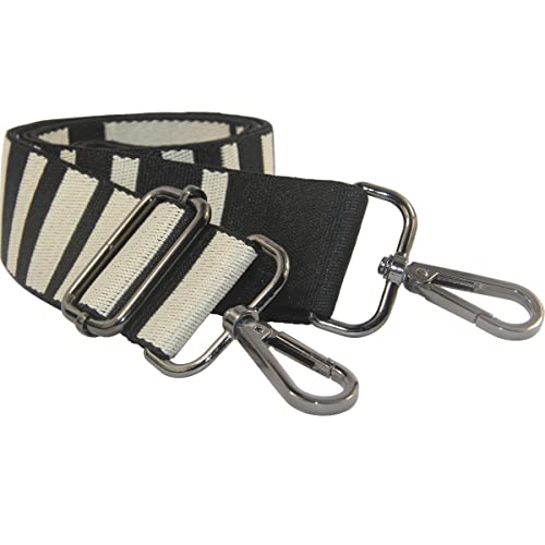 Image of Duwi Wide Handbag&Purse Strap Jacquard Woven Guitar Style Replacement Strap Multicolor Canvas Adjustable Crossbody Bag Strap