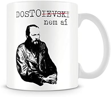 CANECA LITERATURA DOSTOIÉVSKI Café Nerd Estampado 1 Contagem (Pac...