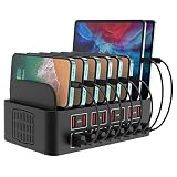 Charging Station for Multiple Devices,Cinlinso 175W/35A 16 Port USB Fast Charging Station,Multi Devi