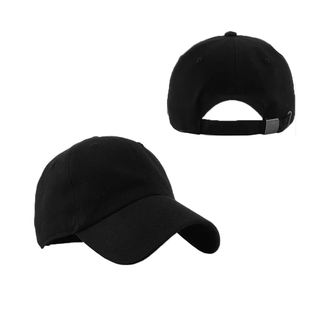 Mens & Womens Caps Cotton Stylish Latest Plain Baseball Cap Sports Hat Solid Plain Adjustable Cap-image-33