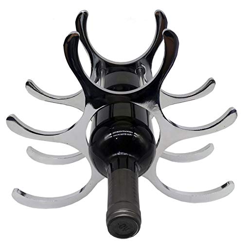 Adega Rack Suporte para Vinhos 6 Garrafas Inox Casa Bar