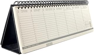 SIGEL C2380 DeskTop Planner Conceptum 2023 - Large - Black - Hardcover - 2 Pages = the Week at the Bottom and Notes at the Top - 132 S