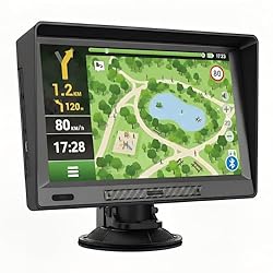 Navegador GPS Bluetooth con 9 Pulgadas para Camion...: 【Navegador GPS Camión 9 Pulgadas con Visera Parasol】 Maximice la visibilidad con este GPS para camiones de 9 pulgadas, con una pantalla HD un 30% más grande que los modelos de 7". Su visera parasol integrada elimina reflejos molestos, siendo el naveg...