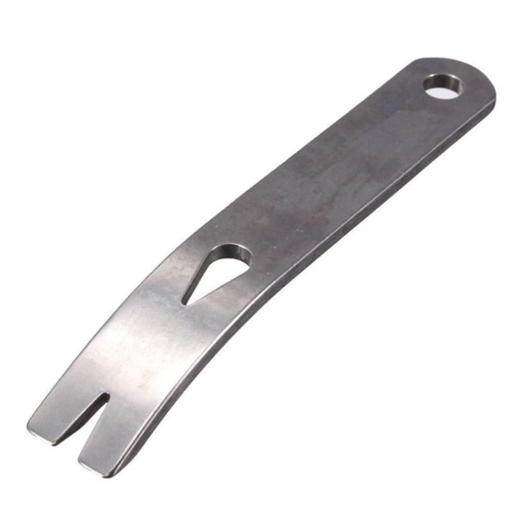Barra de palanca de bolsillo portátil de acero inoxidable Palanca de apertura profesional para palancas de supervivencia Bushcraft