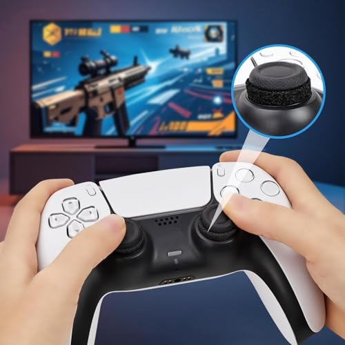 Image of MOLOPPO 8PCS Aiming Precision Rings for PS4, PS5, Xbox Gaming Accessories (Black /Orange /Red /Blue)